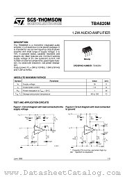 TBA820M datasheet pdf ST Microelectronics