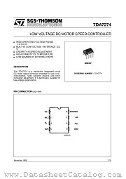 TDA7274 datasheet pdf ST Microelectronics