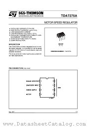TDA7275A datasheet pdf ST Microelectronics