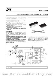 TDA7330B datasheet pdf ST Microelectronics