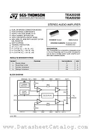TEA2025B datasheet pdf ST Microelectronics