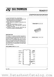 TEA3717DP datasheet pdf ST Microelectronics