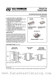 TEA3718SP datasheet pdf ST Microelectronics