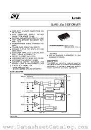 L9338 datasheet pdf ST Microelectronics