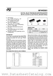 M74HC651M1R datasheet pdf ST Microelectronics