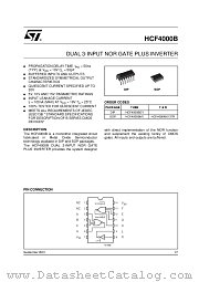 HCF4000BM1 datasheet pdf ST Microelectronics