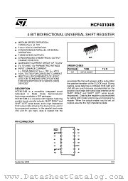 HCF40104BEY datasheet pdf ST Microelectronics