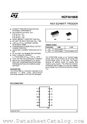 HCF40106BM1 datasheet pdf ST Microelectronics