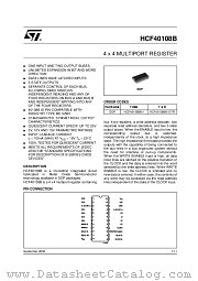 HCF40108M013TR datasheet pdf ST Microelectronics