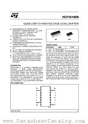 HCF40109BM1 datasheet pdf ST Microelectronics