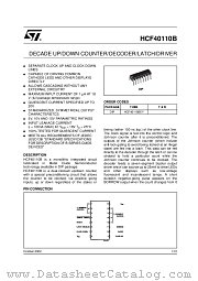 HCF40110BEY datasheet pdf ST Microelectronics