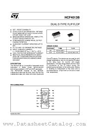 HCF4013BEY datasheet pdf ST Microelectronics