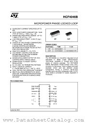 HCF4046BM1 datasheet pdf ST Microelectronics