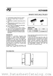 HCF4089M13TR datasheet pdf ST Microelectronics
