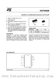 HCF4095M013TR datasheet pdf ST Microelectronics