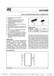 HCF4098BEY datasheet pdf ST Microelectronics