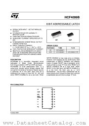 HCF4099M013TR datasheet pdf ST Microelectronics