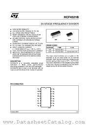 HCF4521M013TR datasheet pdf ST Microelectronics