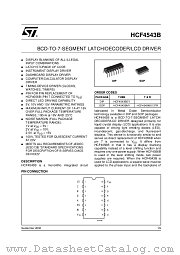 HCF4543BM1 datasheet pdf ST Microelectronics