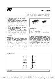 HCF4585BM1 datasheet pdf ST Microelectronics