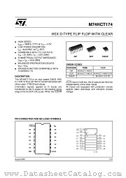 M74HCT174M1R datasheet pdf ST Microelectronics