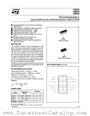 LM346N datasheet pdf ST Microelectronics