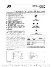 LM358AD datasheet pdf ST Microelectronics