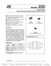 MC3503N datasheet pdf ST Microelectronics