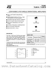TL061CDT datasheet pdf ST Microelectronics