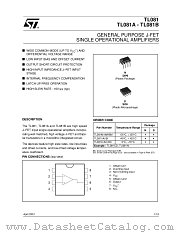 TL081ID datasheet pdf ST Microelectronics