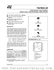 TS27M2 datasheet pdf ST Microelectronics