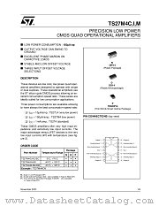 TS27M4 datasheet pdf ST Microelectronics