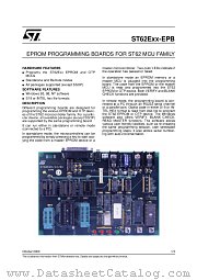ST62T01M6/HWD datasheet pdf ST Microelectronics
