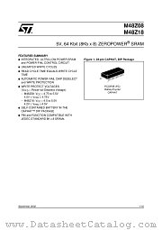 M48Z08 datasheet pdf ST Microelectronics