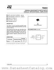 TSH31 datasheet pdf ST Microelectronics