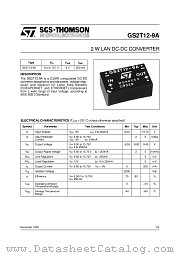 GS2T12-9A datasheet pdf ST Microelectronics
