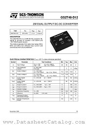 GS2T48-D12 datasheet pdf ST Microelectronics