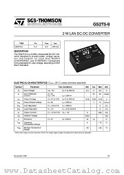 GS2T5-9 datasheet pdf ST Microelectronics