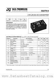 GS2TX-9 datasheet pdf ST Microelectronics