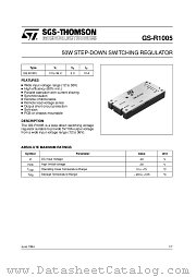 GS-R1005 datasheet pdf ST Microelectronics