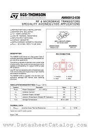 AM80912-030 datasheet pdf ST Microelectronics
