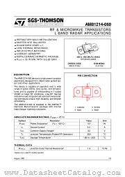 AM81214-060 datasheet pdf ST Microelectronics