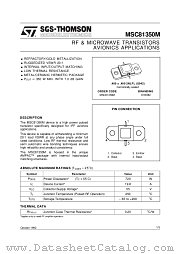 MSC81350M datasheet pdf ST Microelectronics