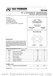 SD1446 datasheet pdf ST Microelectronics
