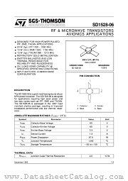 SD1528-06 datasheet pdf ST Microelectronics