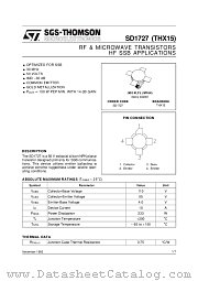 THX15 datasheet pdf ST Microelectronics