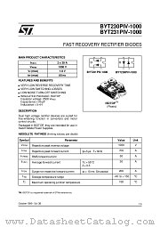 BYT230PIV-1000 datasheet pdf ST Microelectronics