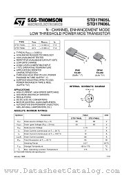 STD17N06L datasheet pdf ST Microelectronics
