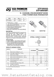 STP10NA40 datasheet pdf ST Microelectronics