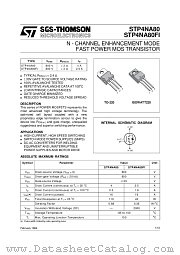 STP4NA80 datasheet pdf ST Microelectronics
